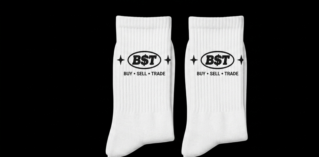 B$T Signature Socks — Embroidered Logo