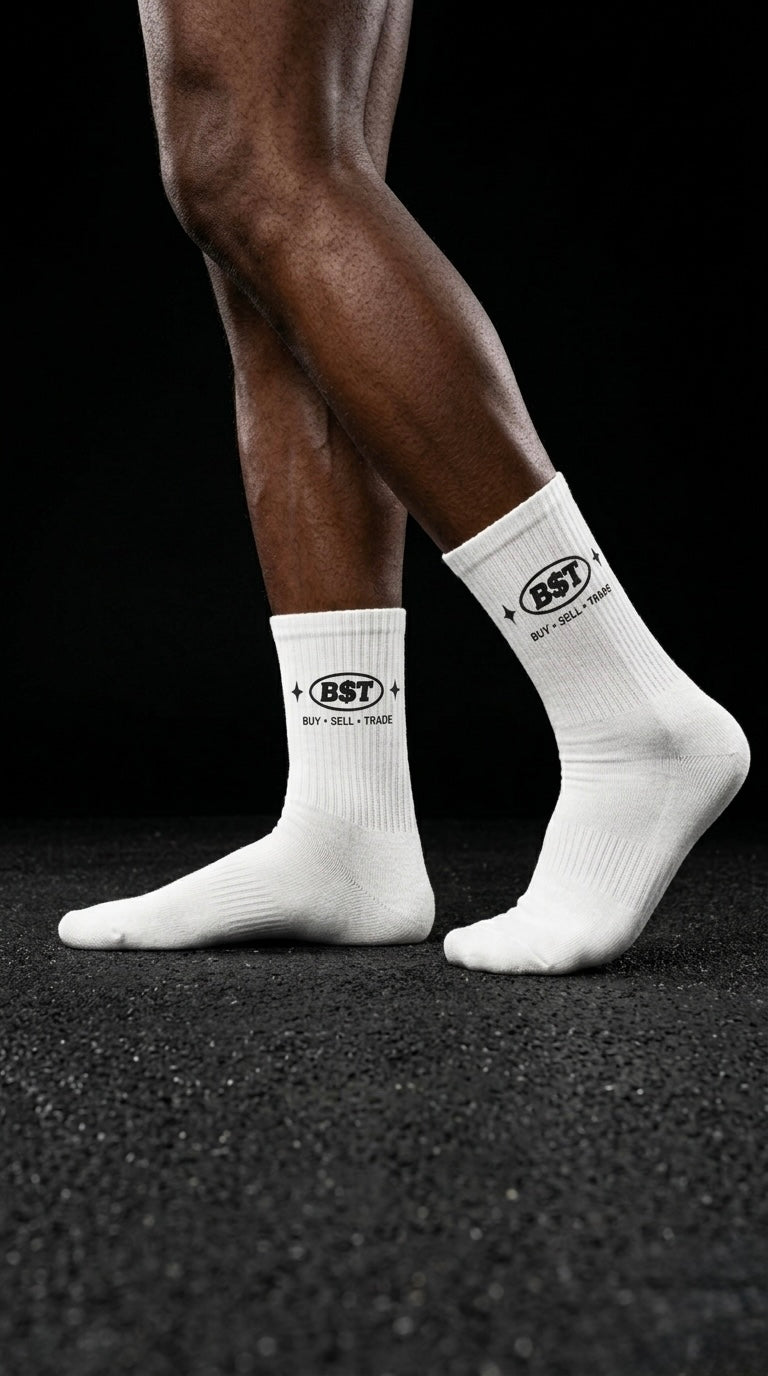 B$T Signature Socks — Embroidered Logo