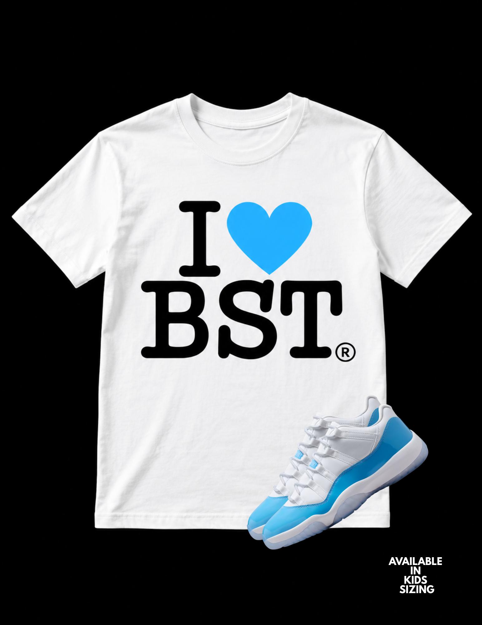 Love for B$T-Tee Baby Blue